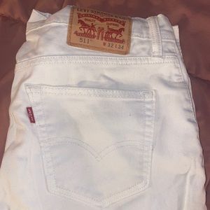 White Levis 511 jeans